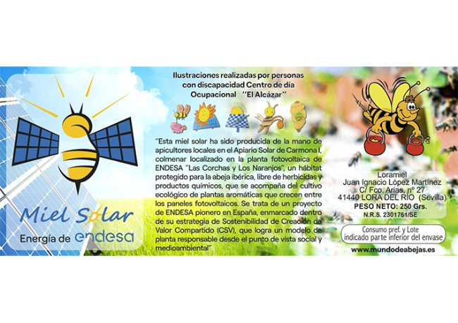 Foto Miel solar de Endesa®, denominación de origen certificada.